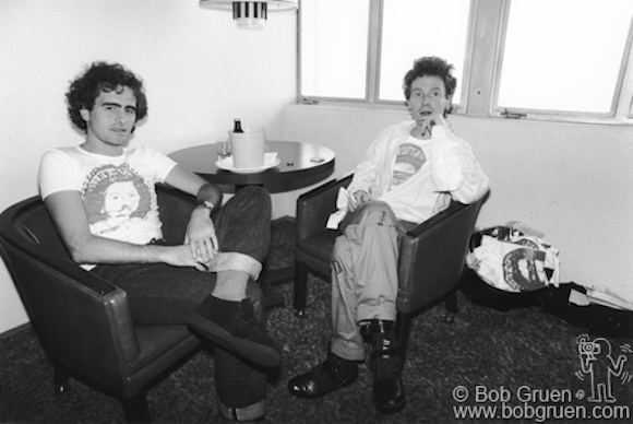 Rory Johnston and Malcolm McLaren in Los Angeles, July 1977. © Bob Gruen / www.bobgruen.com. 