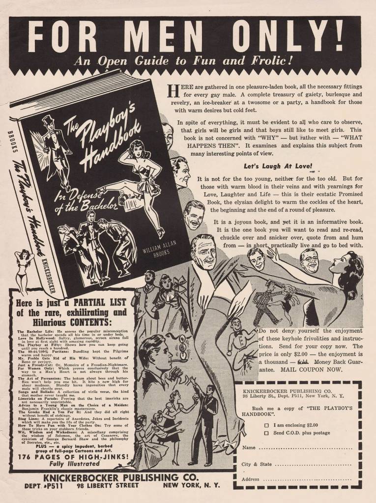 Sex Instruction Book Ads vintage 