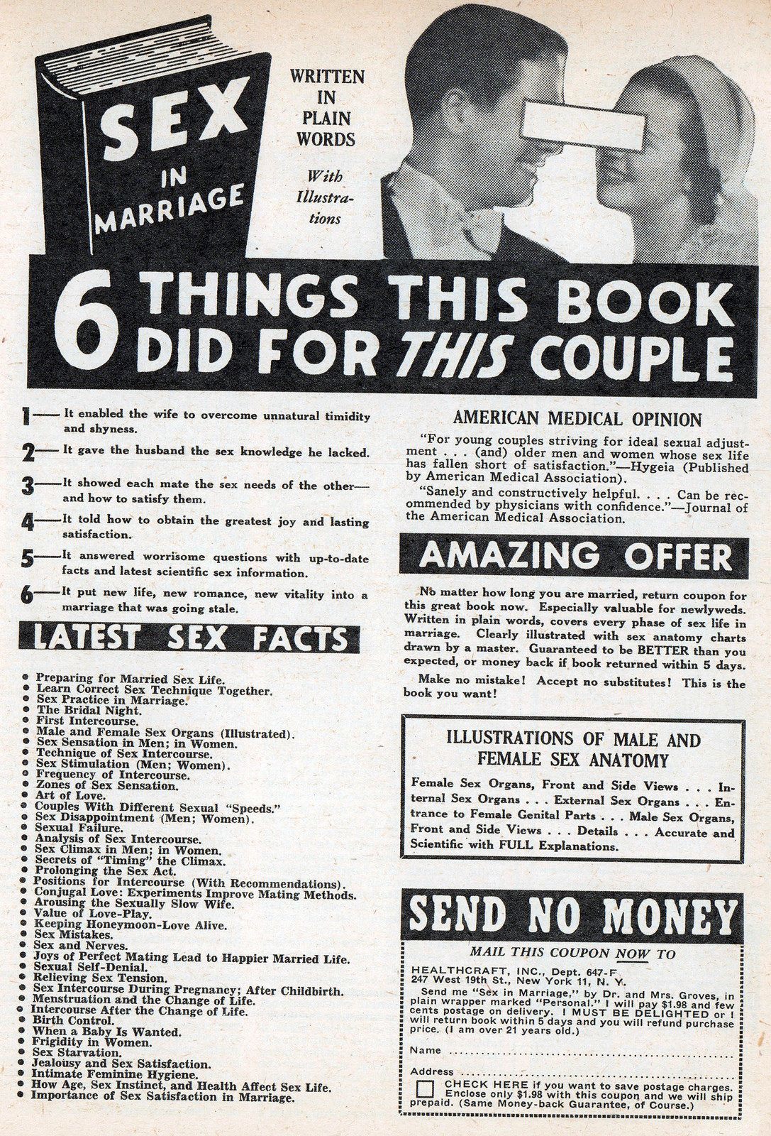 Sex Instruction Book Ads vintage 3