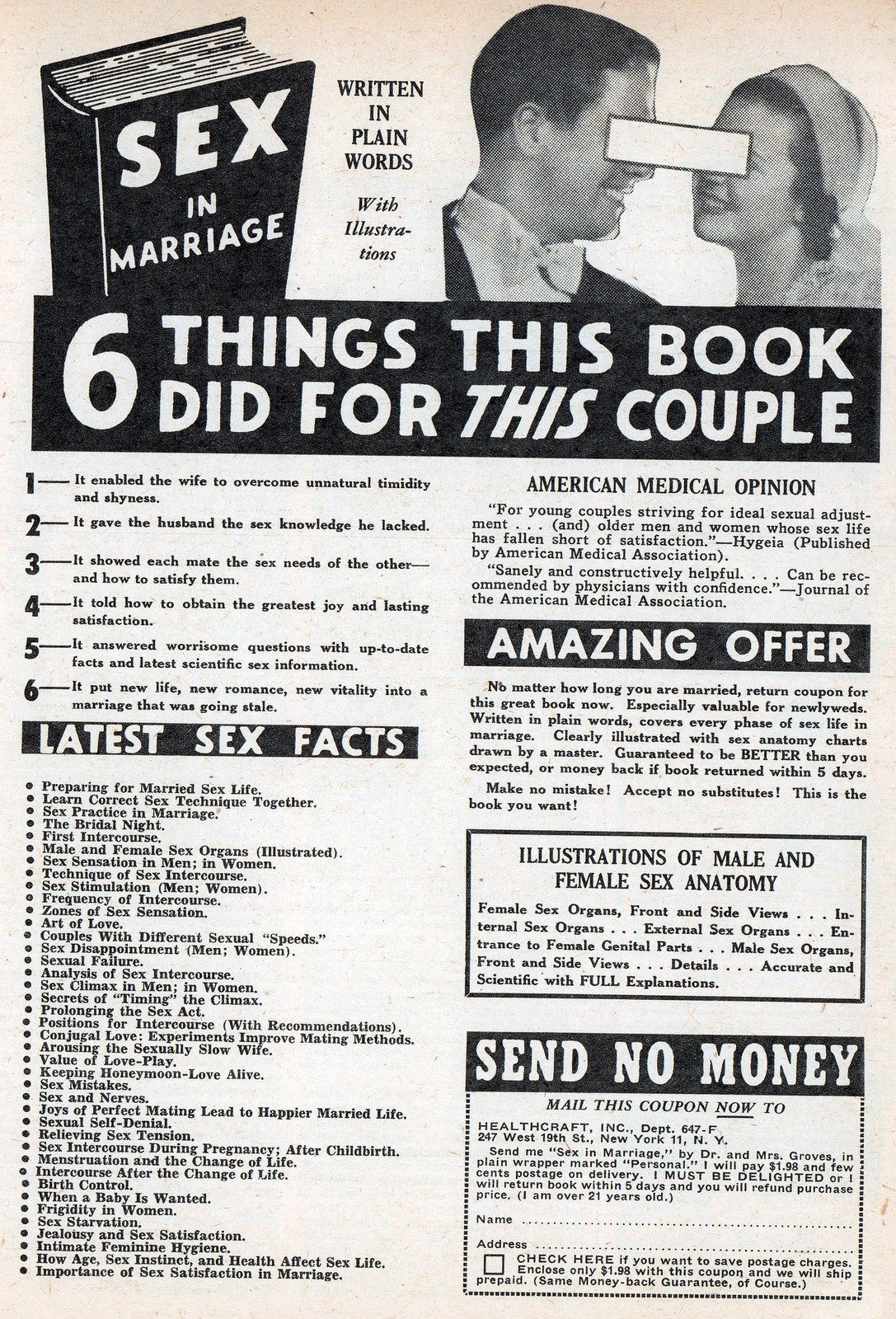 Vintage Sex Instruction Book Ads: No Woman Is Safe - Flashbak