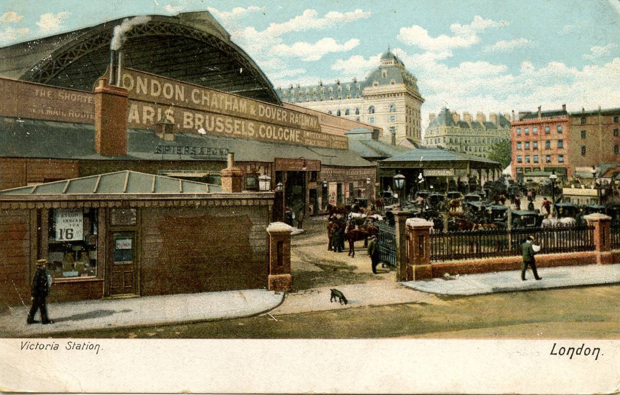 Victoria Station postcard 1904-01