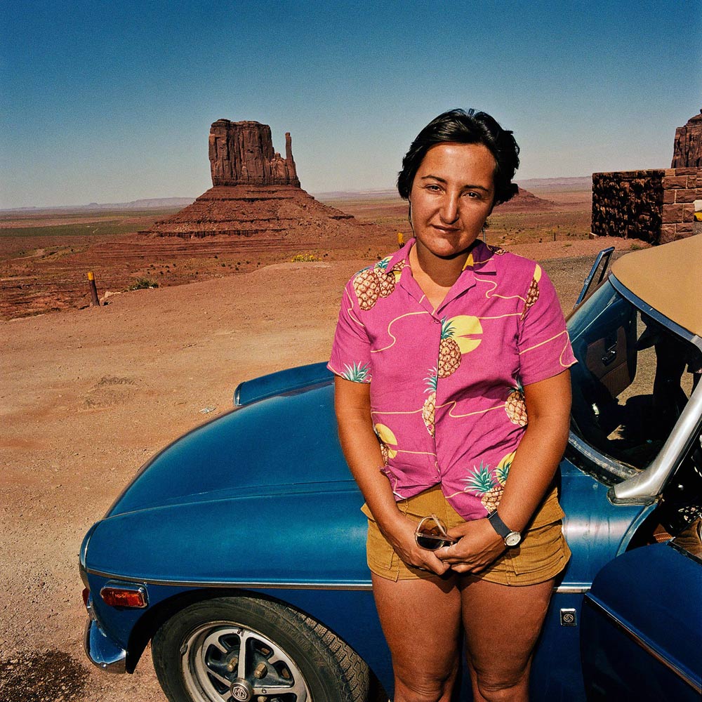 Woman-with-Hawaiian-Shirt-at-Monument-Valley-UT-1980