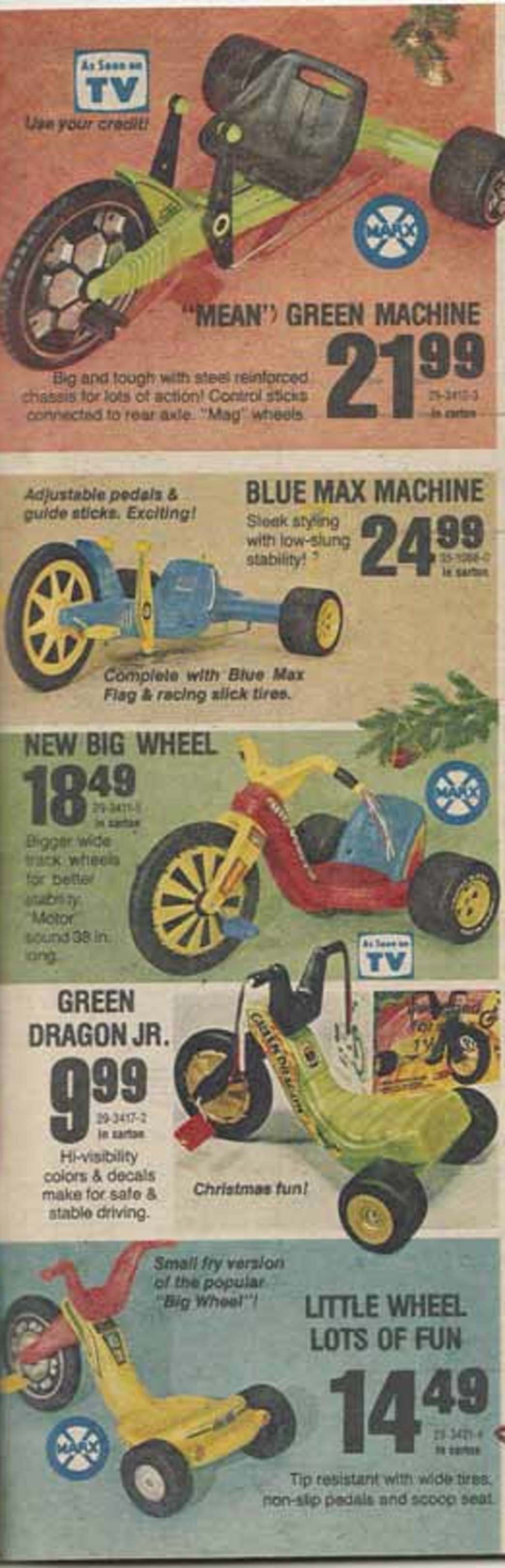 original big wheel 1970