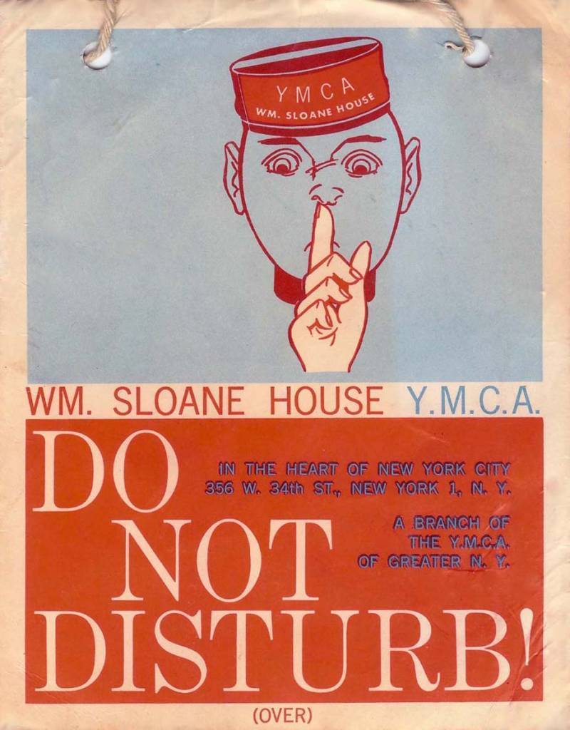 William Sloane House YMCA. New York. USA - 4080 Veranna Press Form 6377 15M