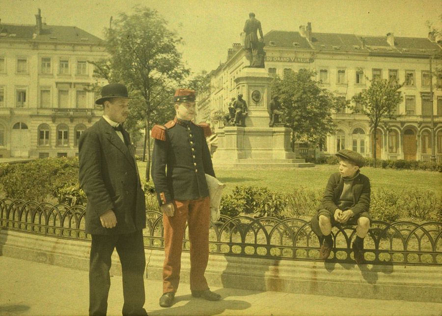 Alfonse Van Besten, Civic and military garb c. 1911