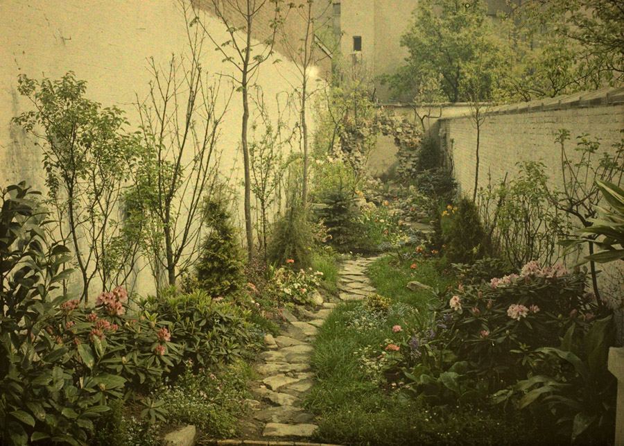 Alfonse Van Besten, Garden view c. 1914