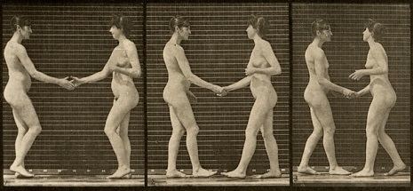 Eadweard Muybridge naked kiss women lesbian