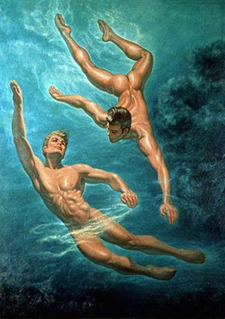 1950s Bi Porn Art - 1950s Gay Art | Gay Fetish XXX