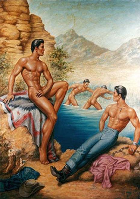 George Quaintance art homoerotic gay 