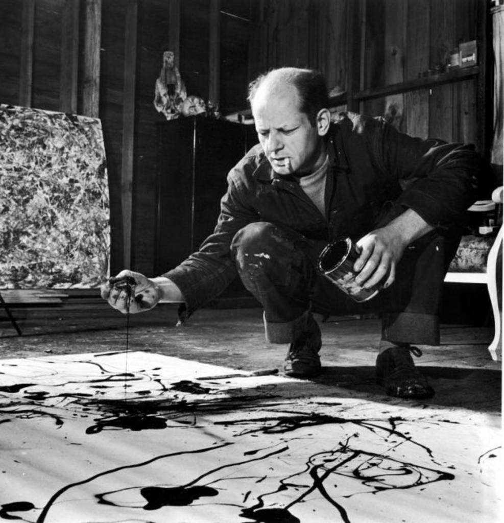 Jackson Pollock letters family painting
