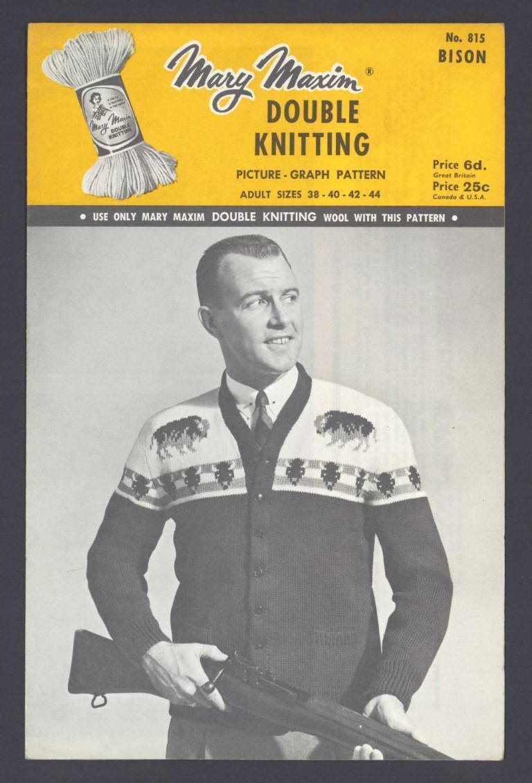 Men on Vintage Knitting Patterns - Flashbak