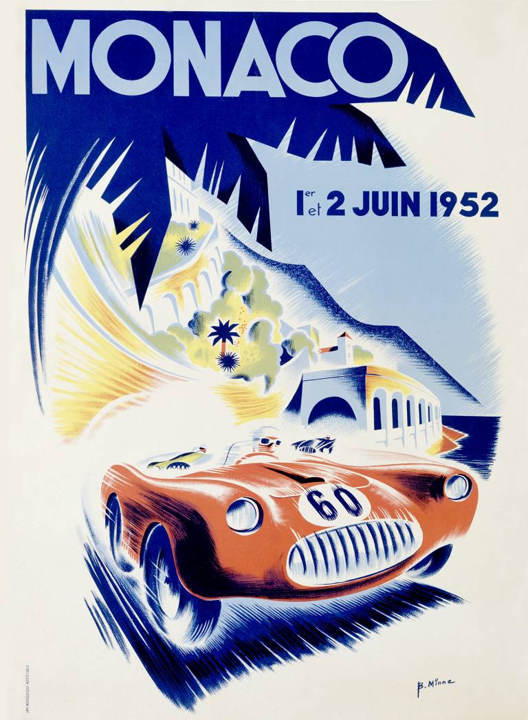 The Monaco Grand Prix - Twenty-Four Vintage Posters - Flashbak