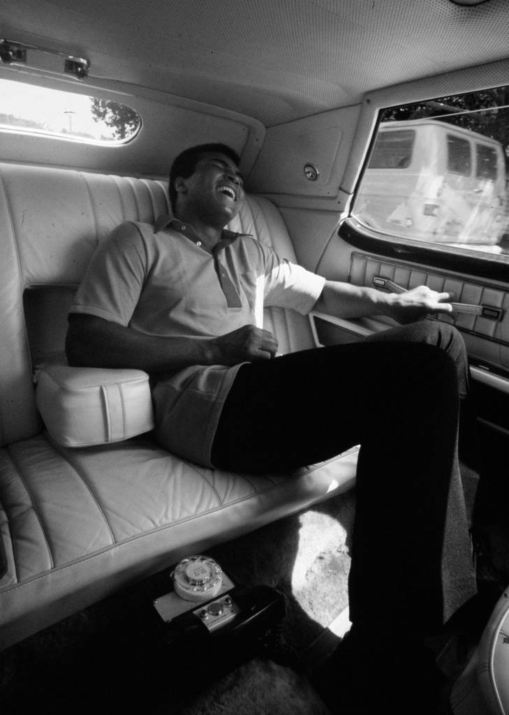 Muhammad Ali in car