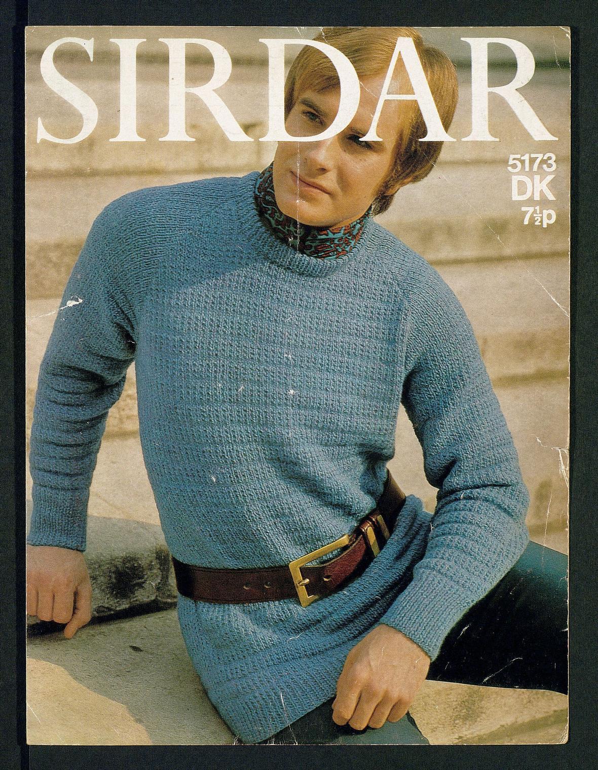 Men On Vintage Knitting Patterns Flashbak