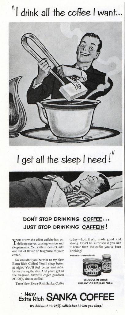 The Saturday Evening Post (Feb 14, 1953) vintage coffee advert