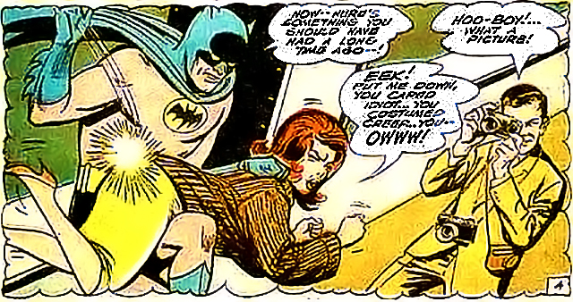 Batman comic spanking