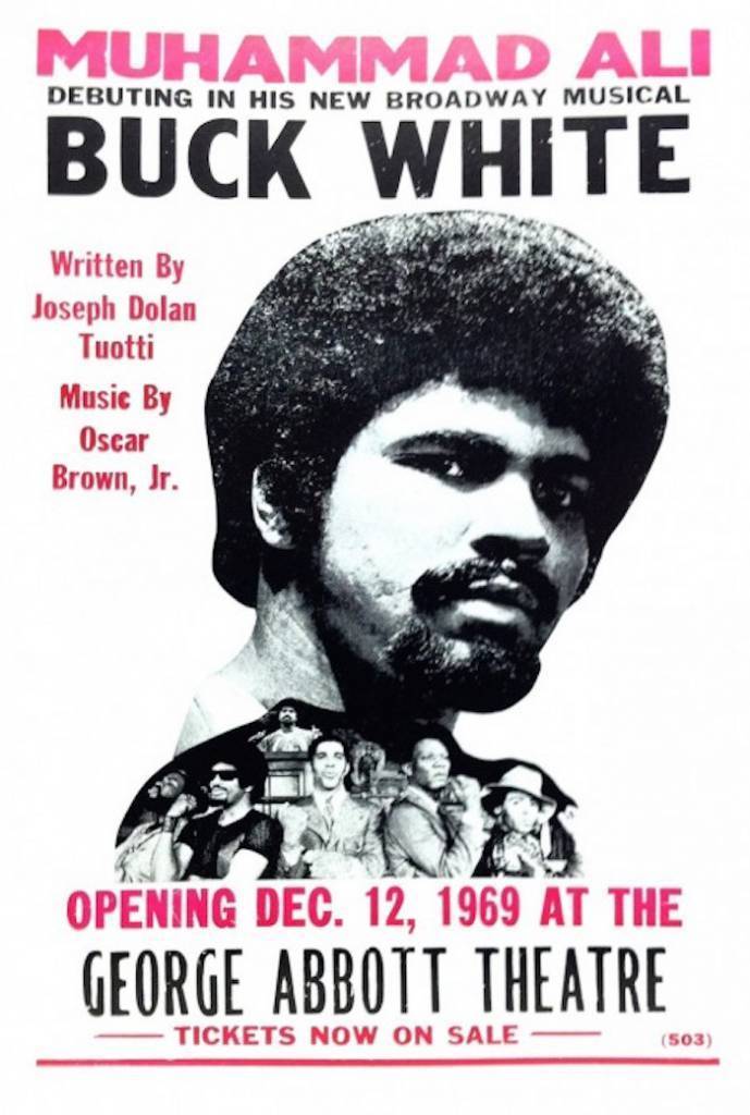 buck white muhammad ali poster