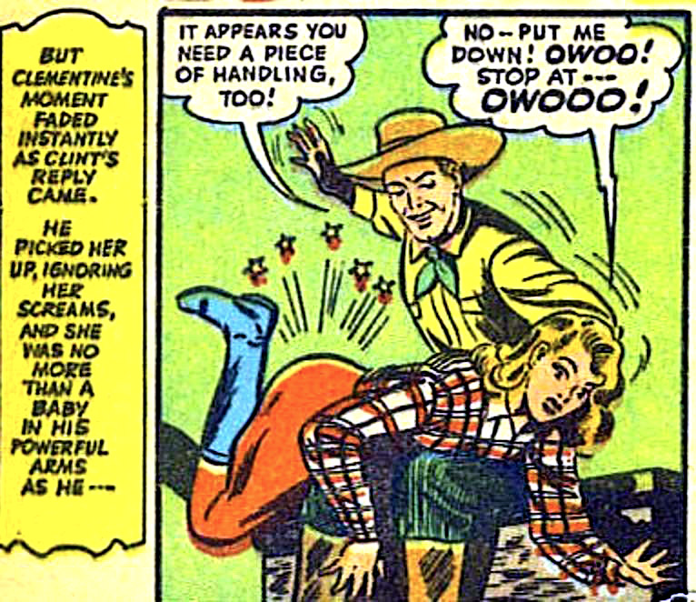 766px x 662px - Women Being Spanked In Vintage Comic Books - Flashbak