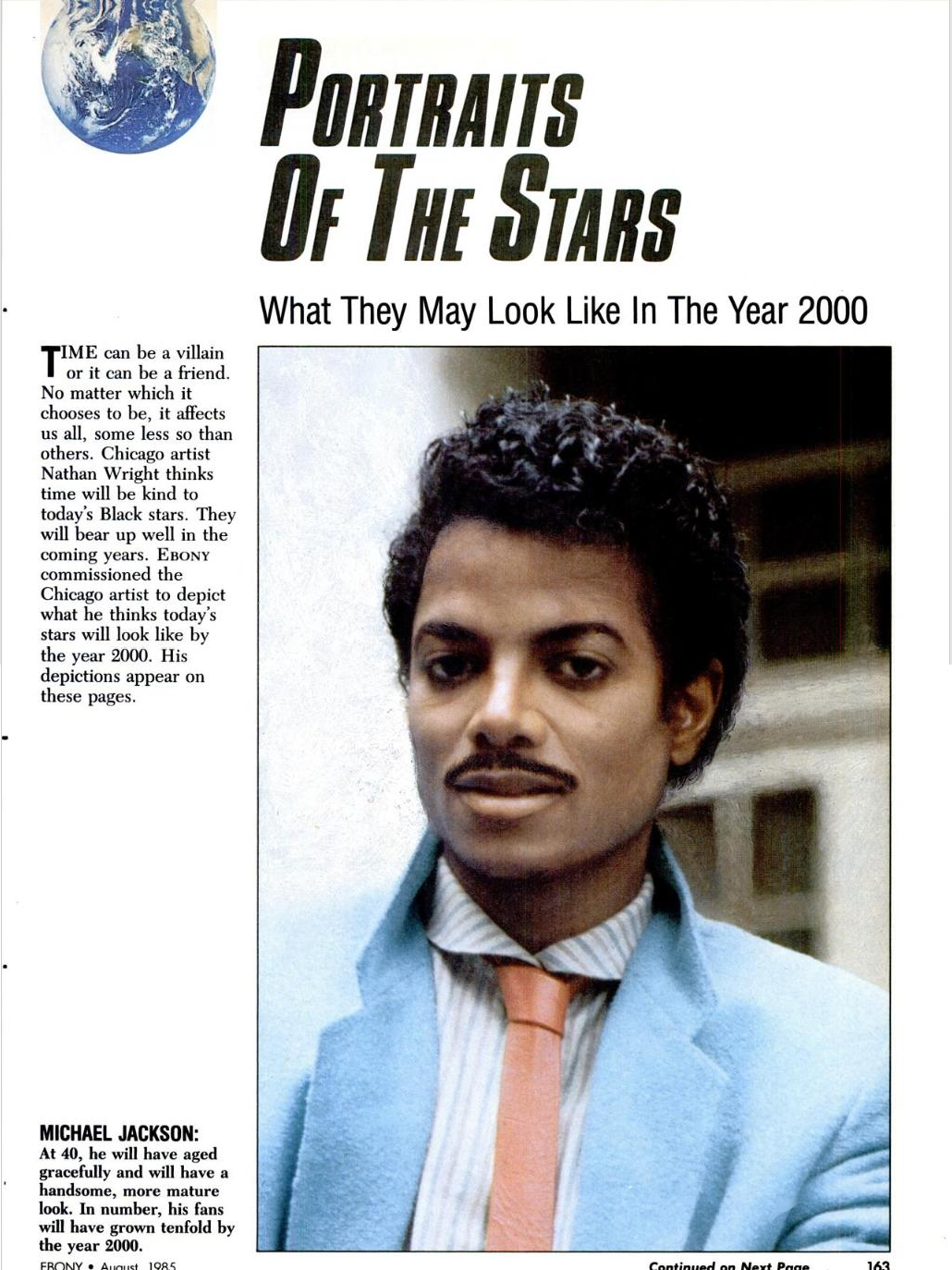 1985 Ebony Magazine Reveals What Michael Jackson Will Look Like In