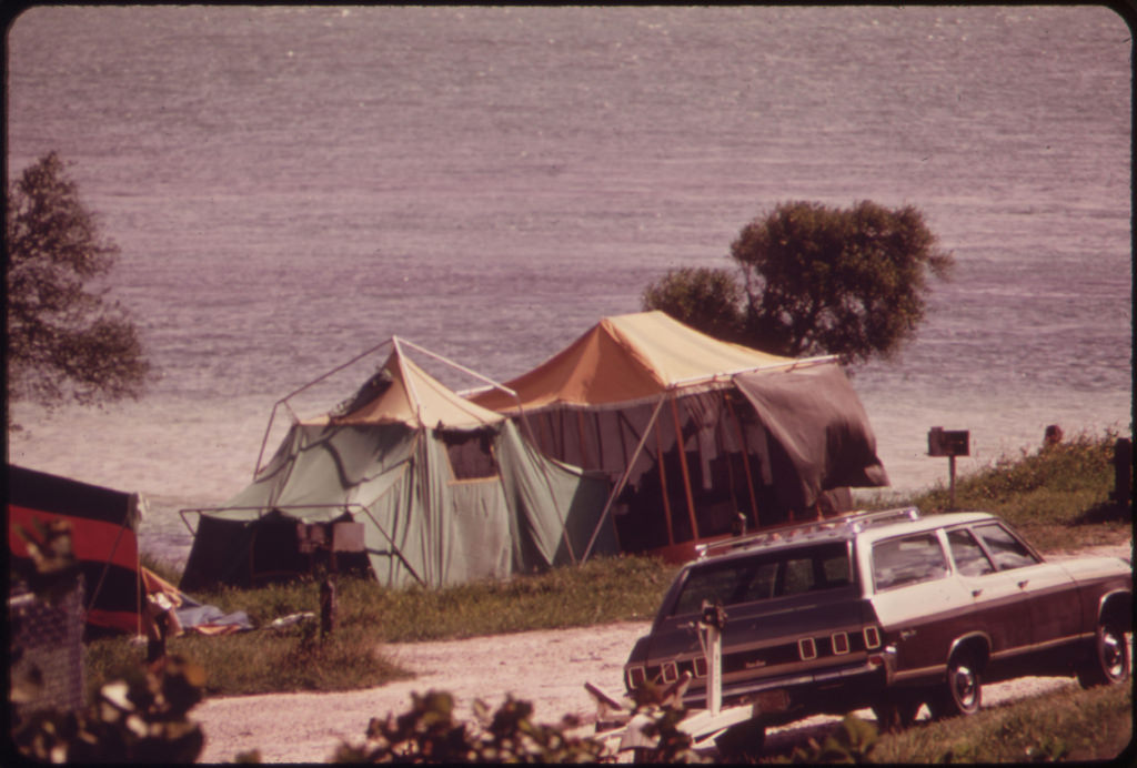 Camping at Bahia Honda State Park in the Lower Florida Keys.