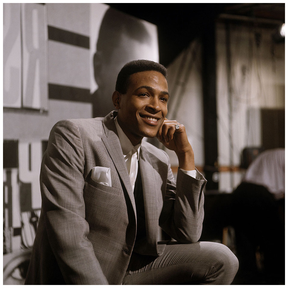 Marvin Gaye “READY STEADY GO” Photo of Marvin GAYE, Posed at Television House, Kingsway 20 nov 1966