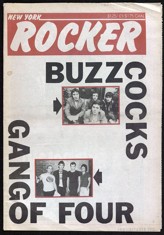 New York Rocker magazine covers Buzzcocks