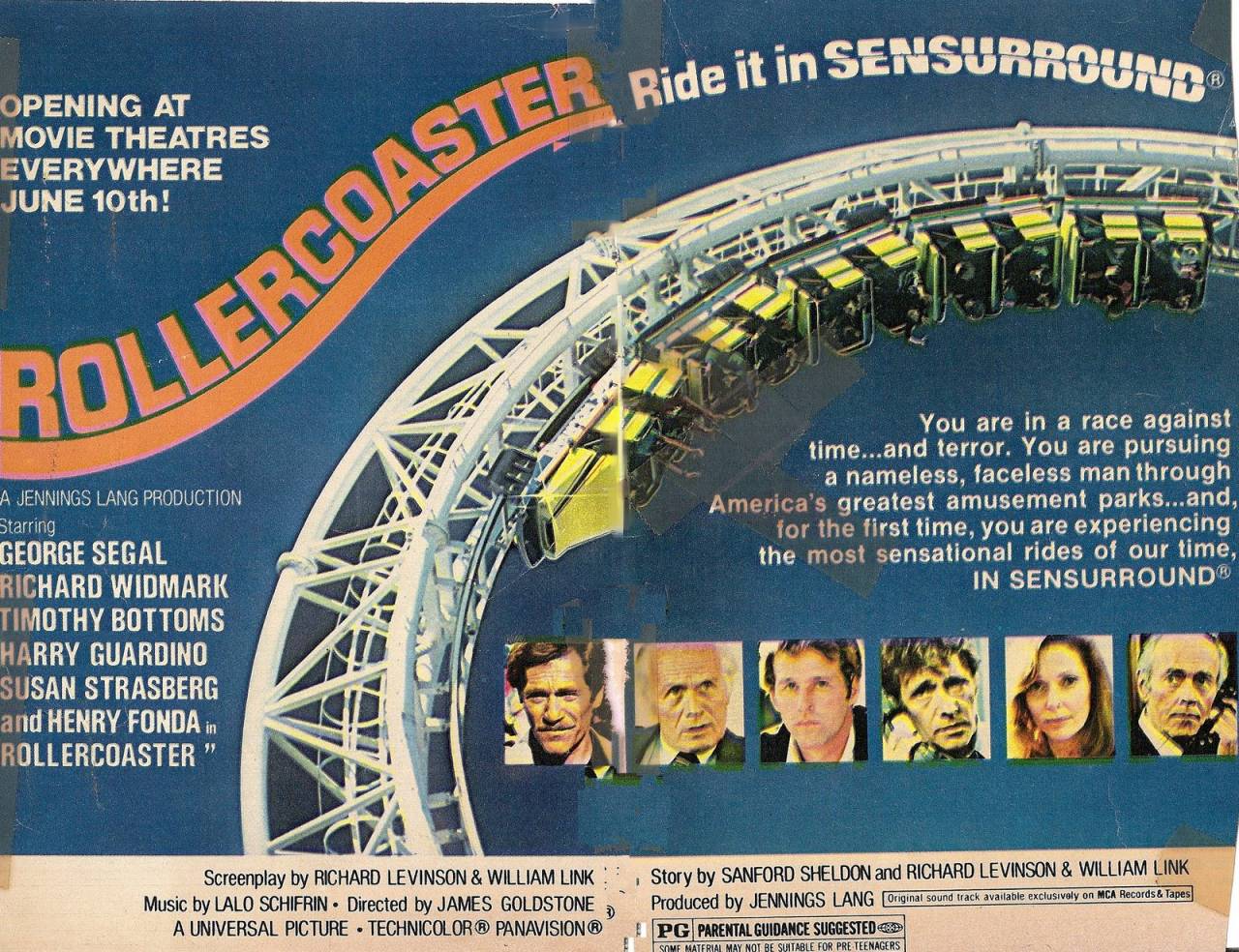 Rollercoaster Sensurround poster