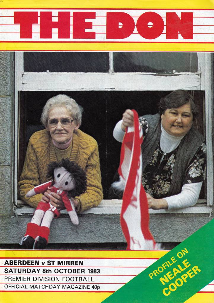 Aberdeen vs St Mirren - 1983 - Cover Page