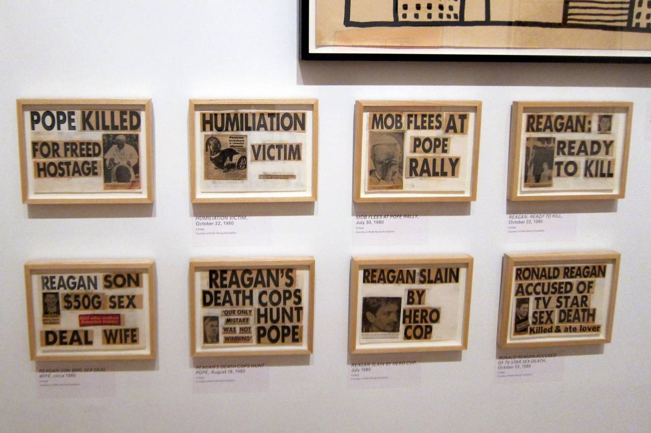 Brooklyn - Brooklyn Museum: Keith Haring: 1978–1982 - Newspaper Collages