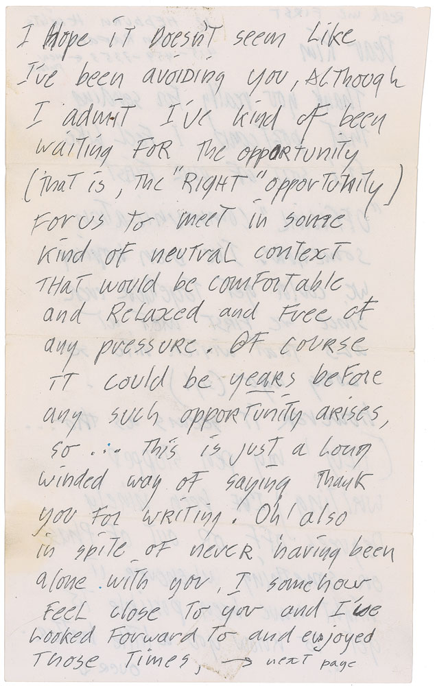 Jerry Garcia letter Vogue model