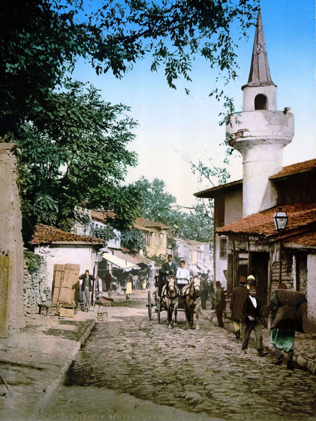 Photochroms of Istanbul Scutari 1890