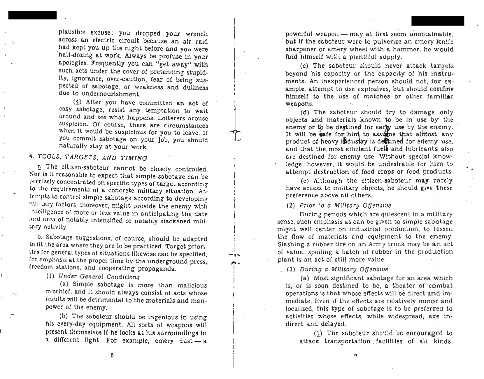 The CIA’s Simple Sabotage Field Manual: An Everyday Guide To