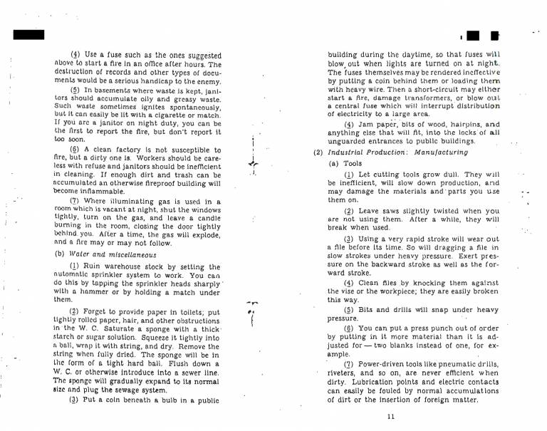 The CIA’s Simple Sabotage Field Manual: An Everyday Guide To