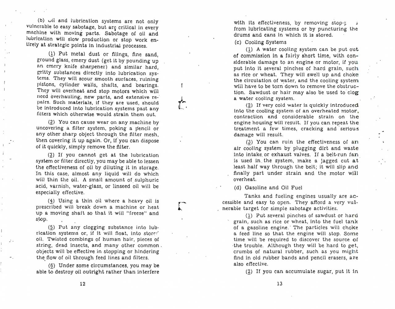 Simple Sabotage Field Manual