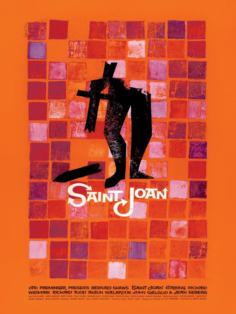 Saint Joan, 1957, posters, Saul Bass