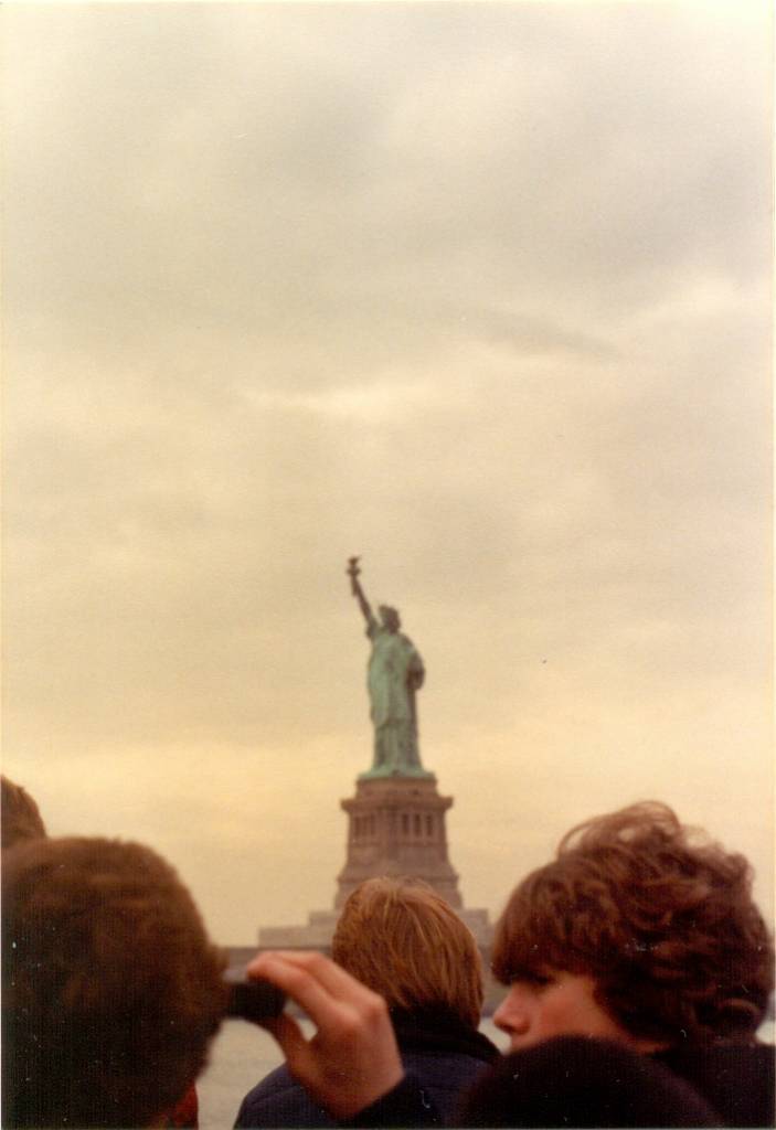 I took this photograph from the ferry to Liberty Island. It was the first time that I had seen the Statue of Liberty and I was awe-struck. I just couldn’t stop taking photos of it and by the time I reached the island I didn’t have many shots left on my 36 exposure film.