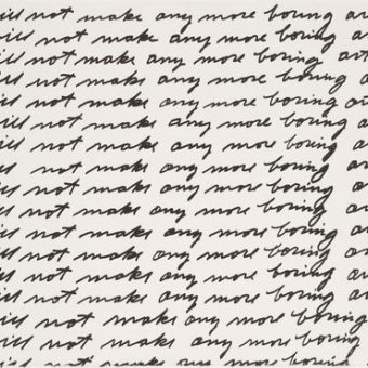 John Baldessari: Joint Rolling Class And Other Unusual Assignments For CalArt Students (1970)
