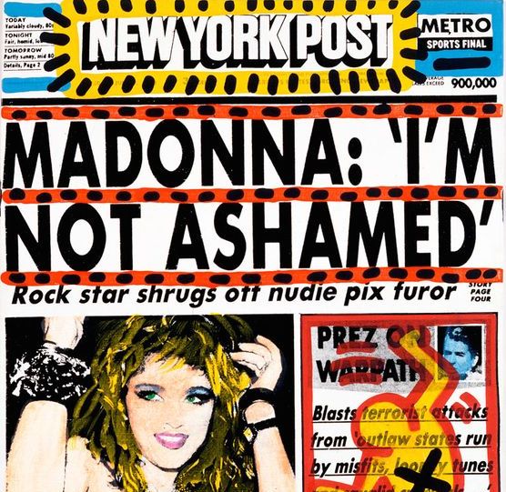 madonna haring ashamed nude warhol