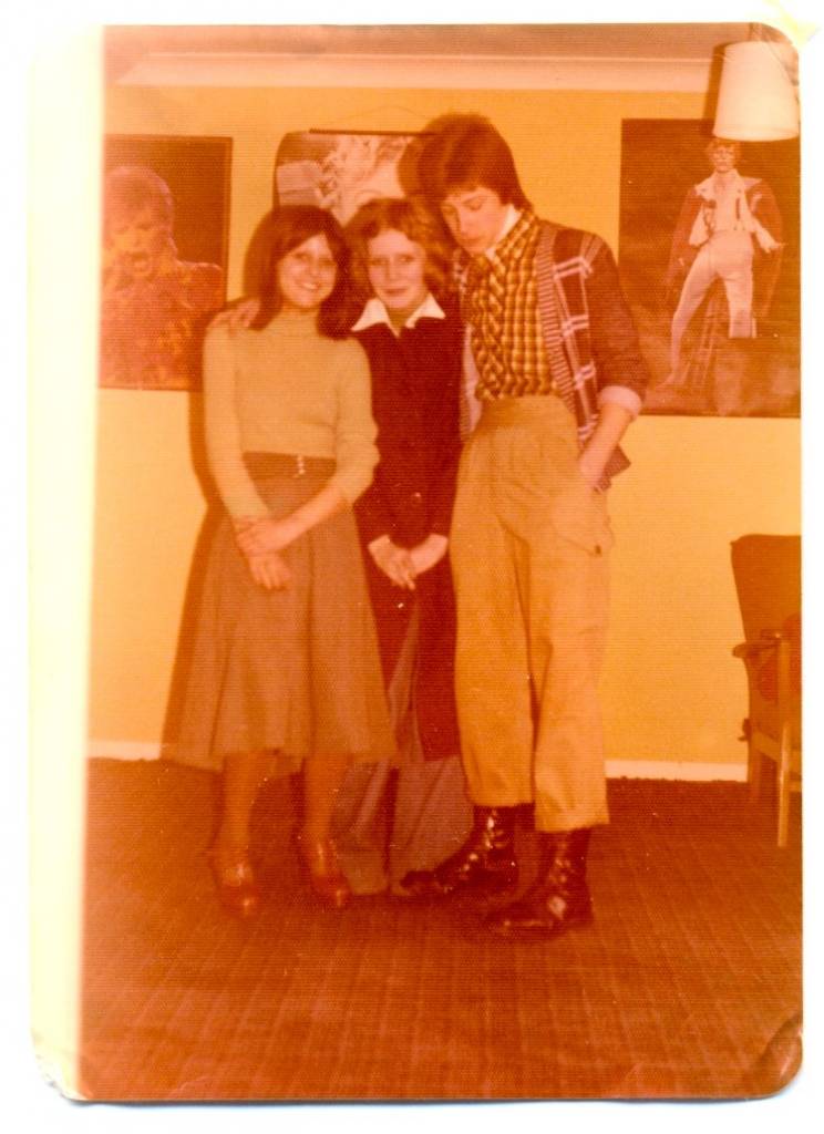 I took this photograph in February 1976. On the left is my sister Debbie, in the middle is her friend Janet and on the right is my friend Chris, who is dressed in freshly polished Dr Marten boots and a Ben Sherman shirt.