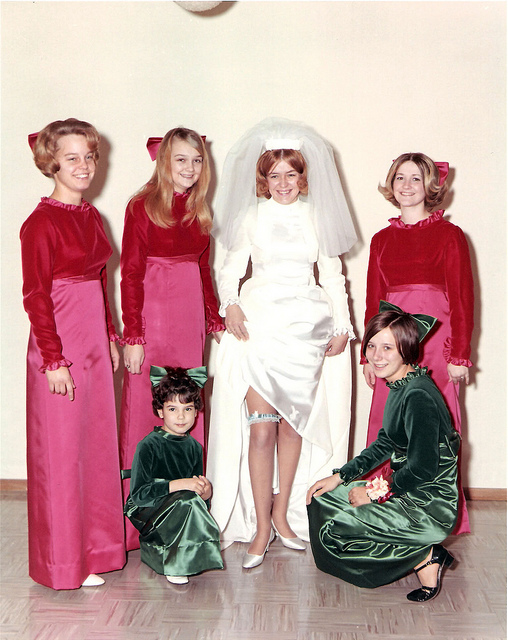 found photos wedding 1960s