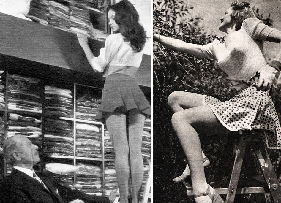 Dont Look Up! Cinemas Long Pervy Tradition of Ladies on Ladders pic