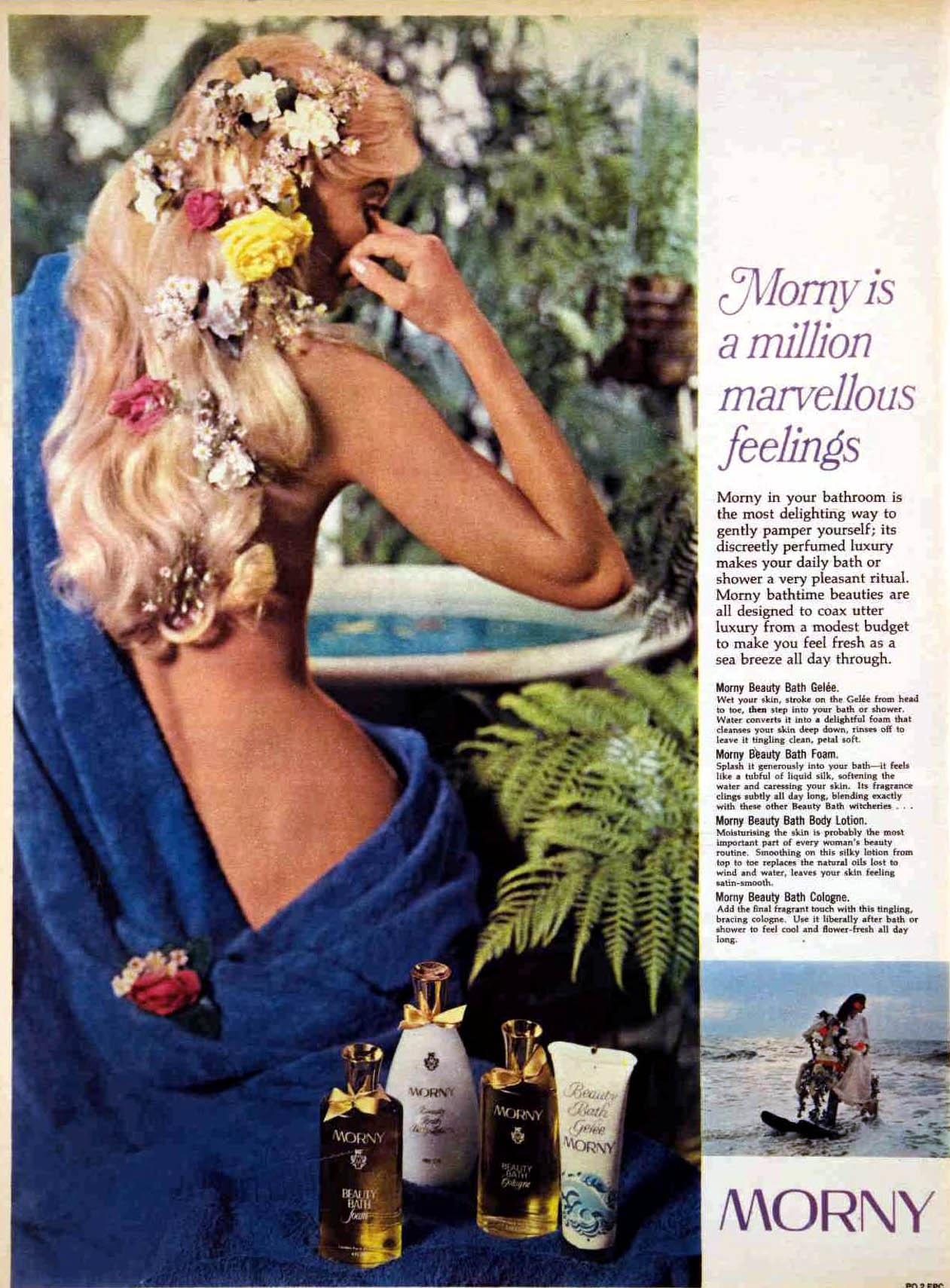 1968 bath perfume vintage advert