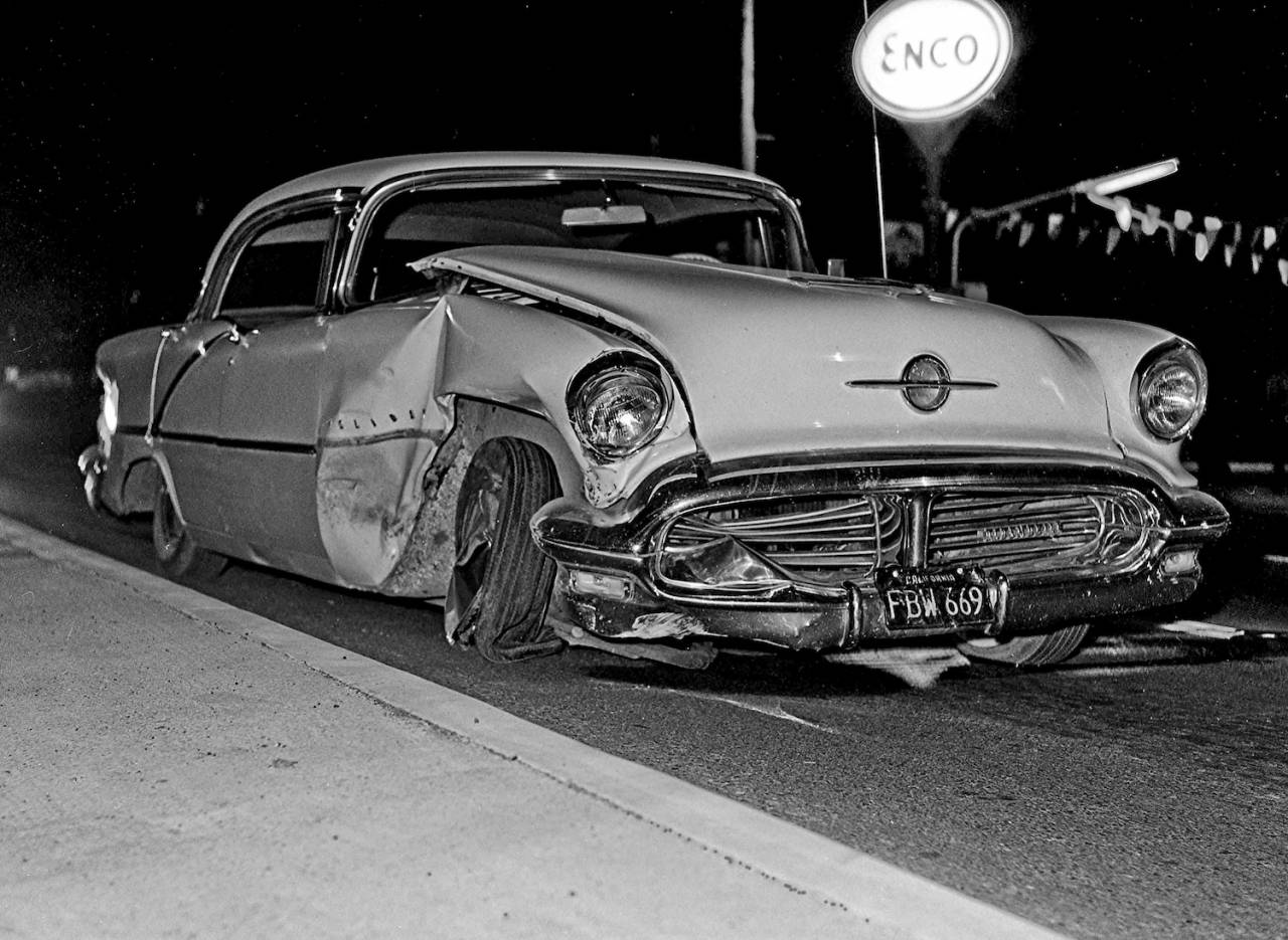 Fresno accidents automobilems cars 1960s California