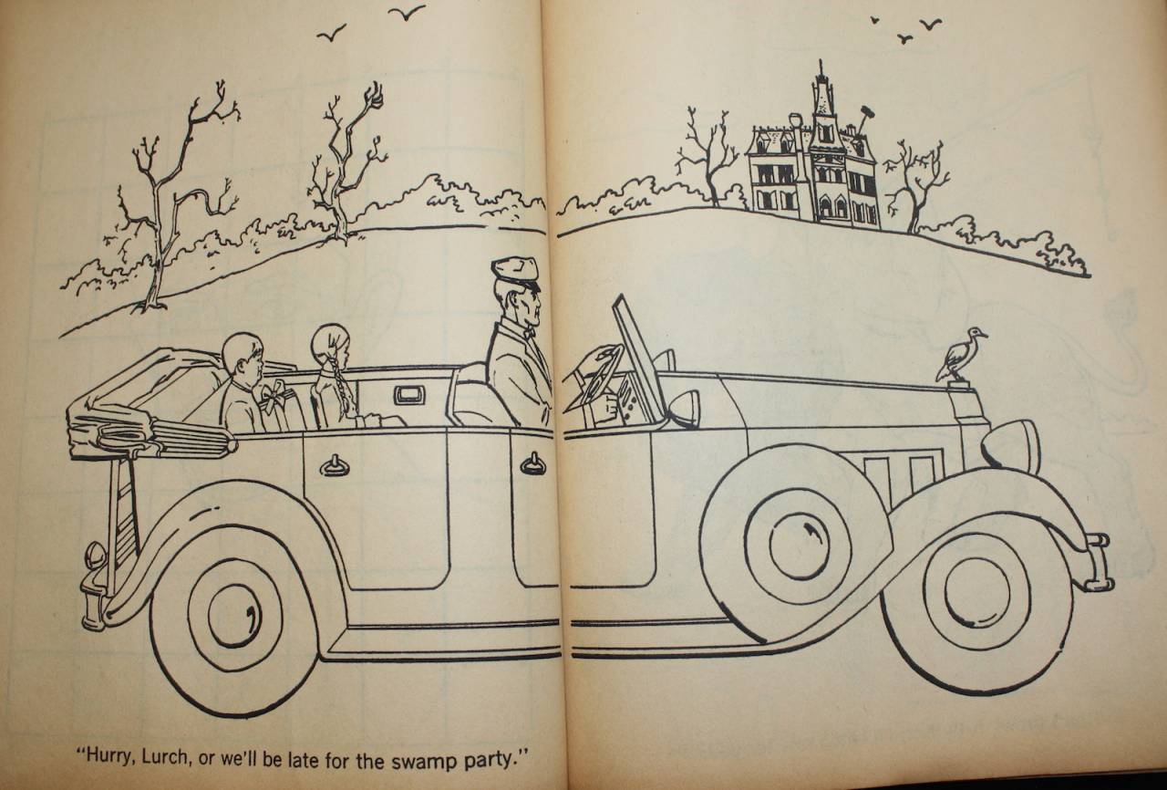 Addams Family Coloring Book 1970s