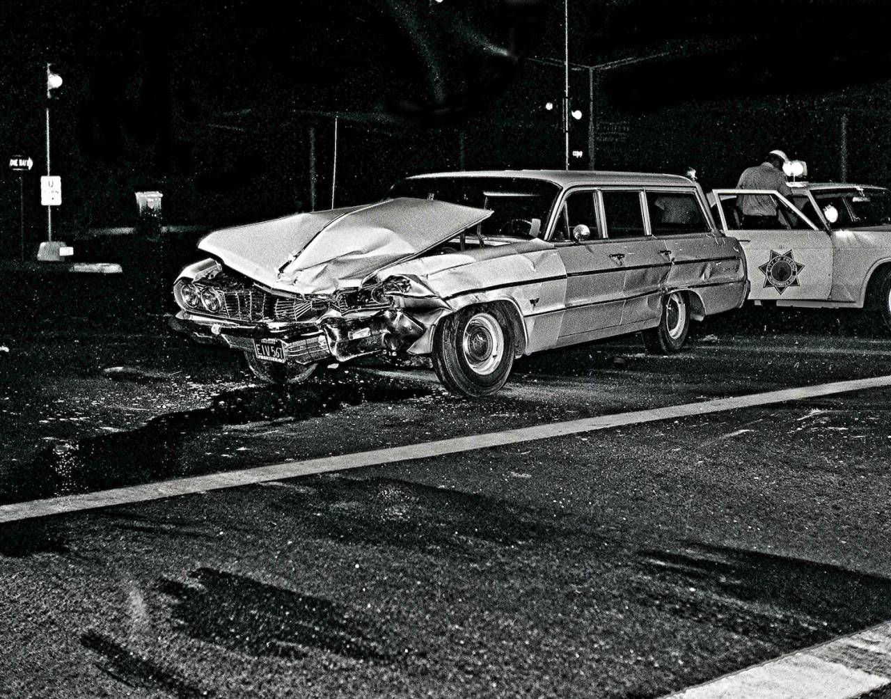 Fresno accidents automobilems cars 1960s California