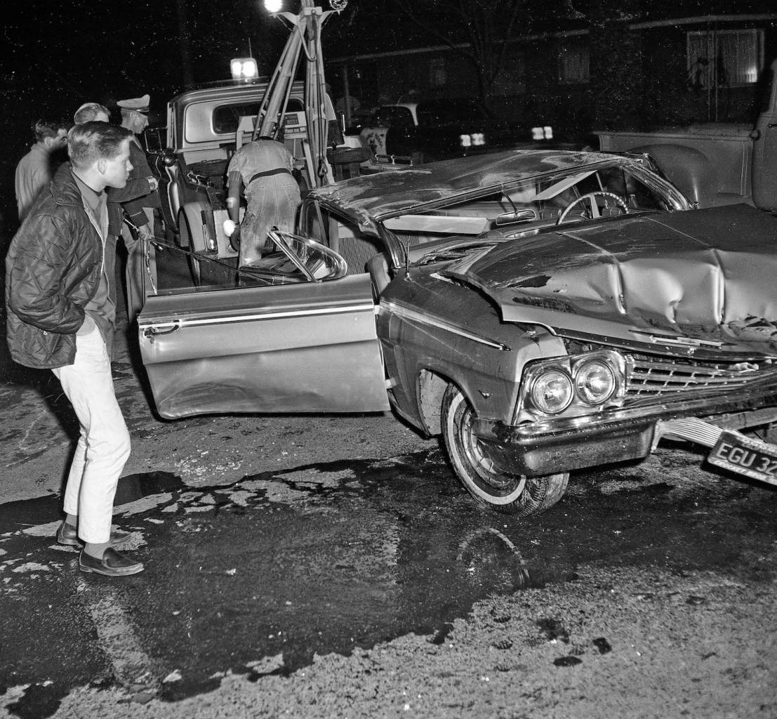 Fresno accidents automobilems cars 1960s California