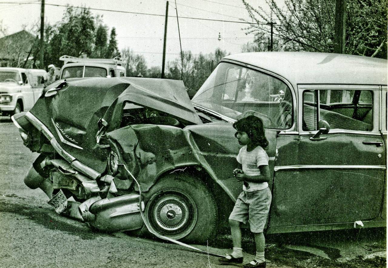 Fresno accidents automobilems cars 1960s California