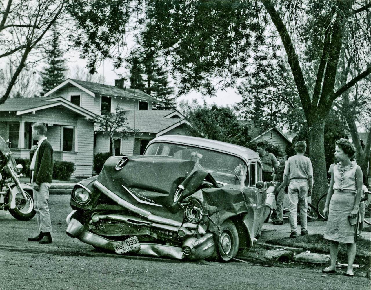 Old Auto Accidents in Fresno (1960 - 1966) - Flashbak