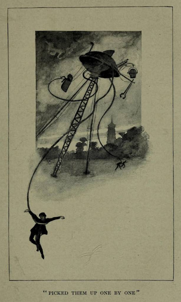 H.G. Wells’ 1898 novel The War of the Worlds was first illustrated by Warwick Goble