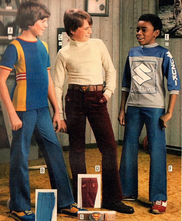 Boys Dressing Badly: 1978 Montgomery Ward Junior Fashions - Flashbak